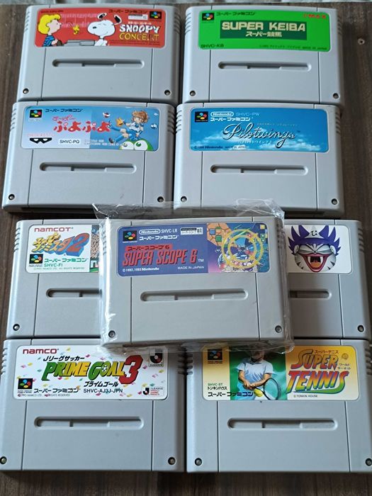 9 Jogos para Super Nintendo SNES JAP