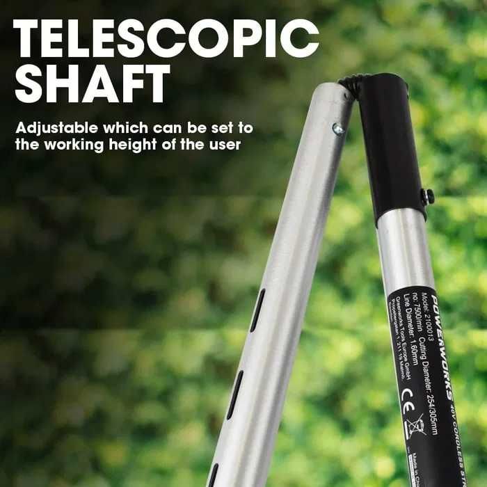 Podkaszarka Akumulatorowa POWERWORKS P40LT, 40V, bateria, ładowarka