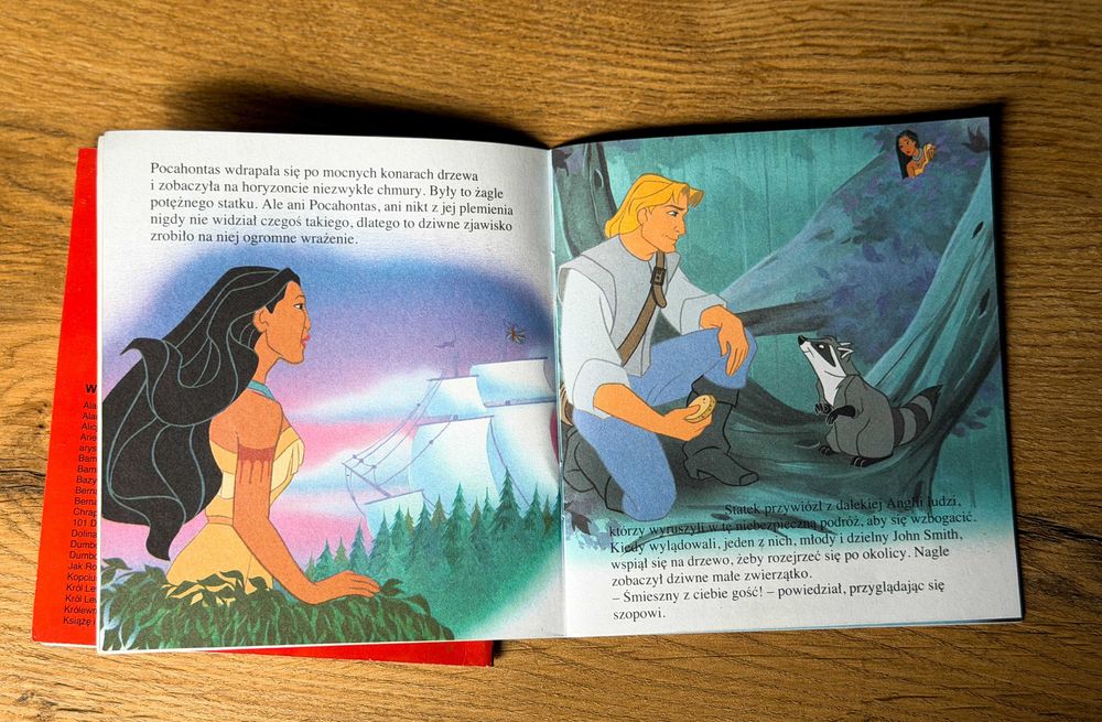 Mini Książeczka Disney # Pocahontas  + Mini Książeczka Disney # 101 Dalmatyńczyków
