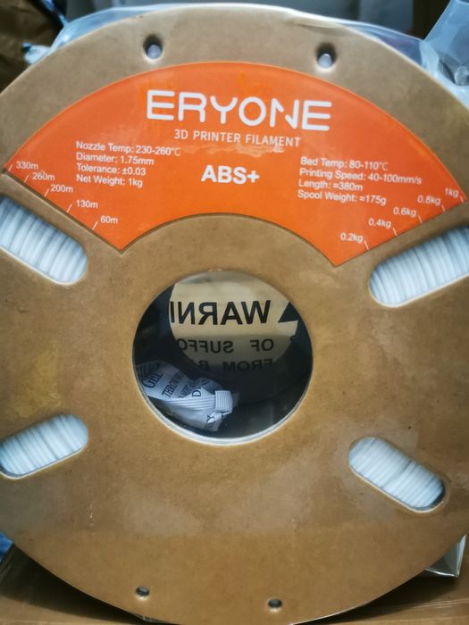 Filament Eryone ABS HS biały 1 kg do drukarki 3D