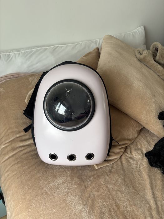 Mochila transportadora para gatos
