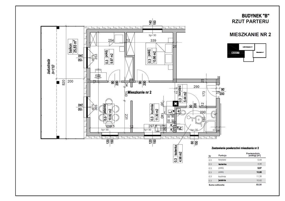Mieszkanie z tarasem i klimatyzacją w nowym budynku w Namyslowie
