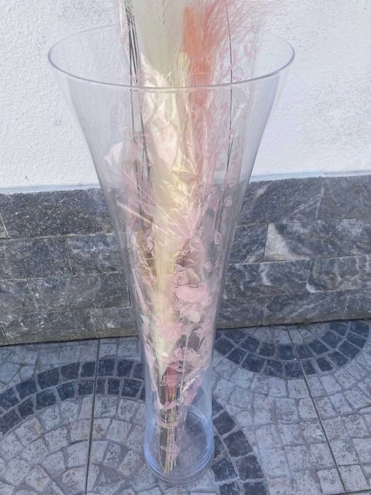 Jarrão com Plantas Artificiais (~70cm de altura)