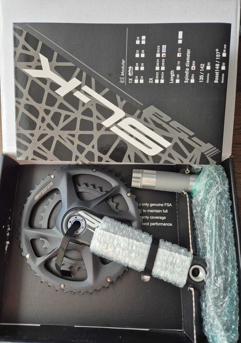 Korba karbonowa FSA SL-K BB386EVO modular DM Adventure 48x32 175mm Nowa 30mm średnica