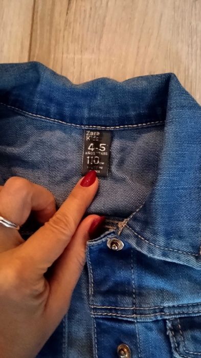Kurtka jeansowa dziecięca  unisex 4/5 lat