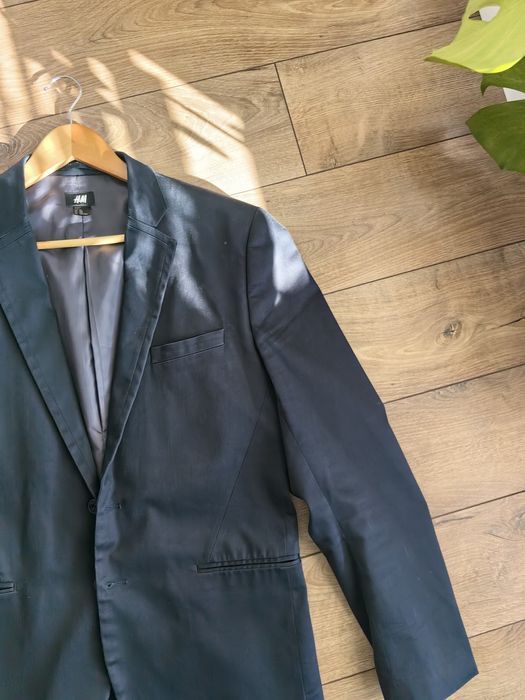 Marynarka męska H&M czarna 52 .