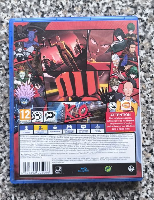 One punch man a hero nobody knows PlayStation 4