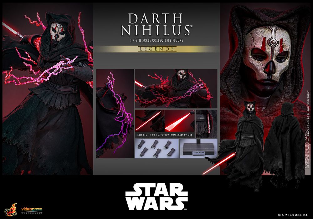 Фігурка 1/6 Hot Toys VGM72 Star Wars: Knights of the Old Republic - Darth Nihilus