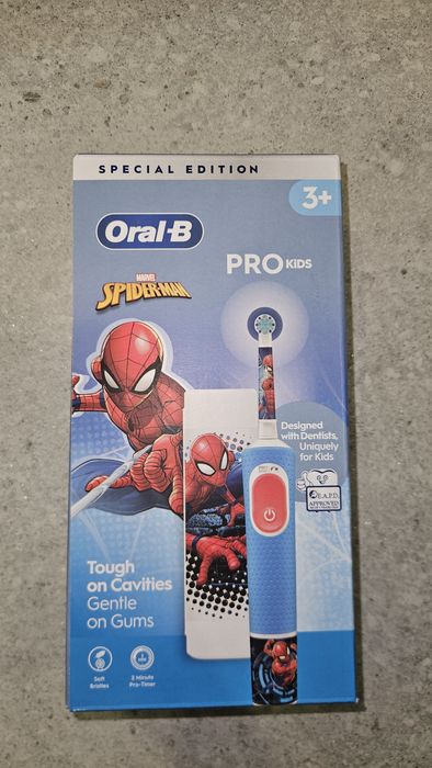 Nowa szczoteczka oral B spider man