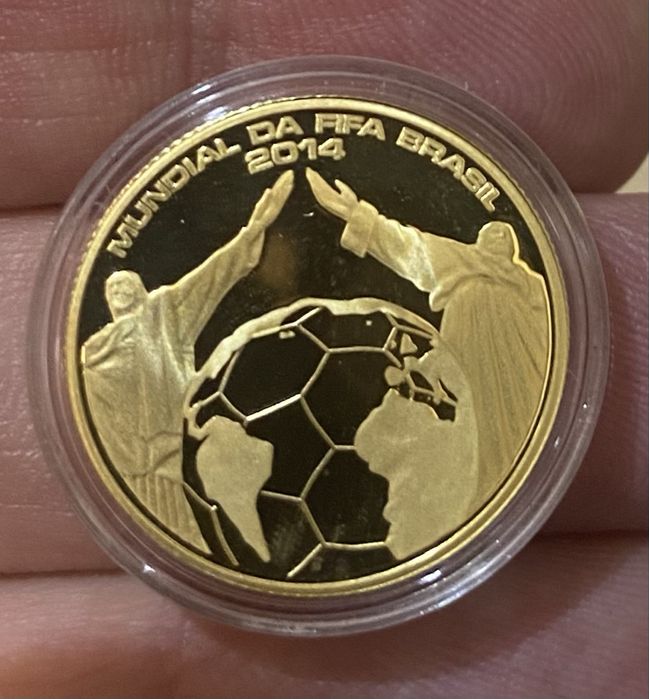 Moeda ouro Mundial do Brazil