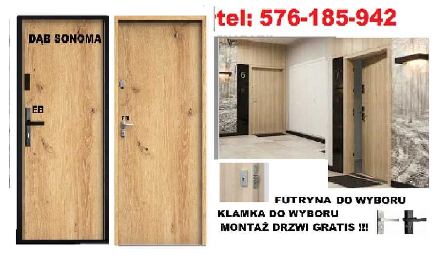 wejściowe drzwi akustyczne z montażem, ZEWNĘTRZNE WYPRZEDAŻ