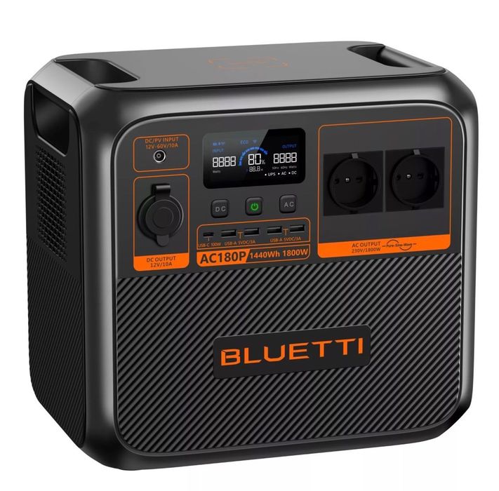 Зарядна станція Bluetti AC180P, 1440Wh, 1800W