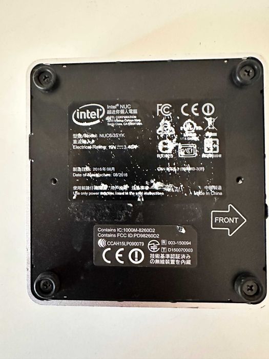 Міні ПК Intel NUC i3-6100U DDR4 8Gb SSD 120Gb
