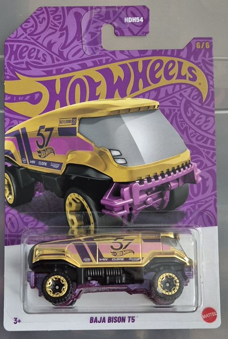 Hot Wheels Pearl & Chrome Baja Bison T5