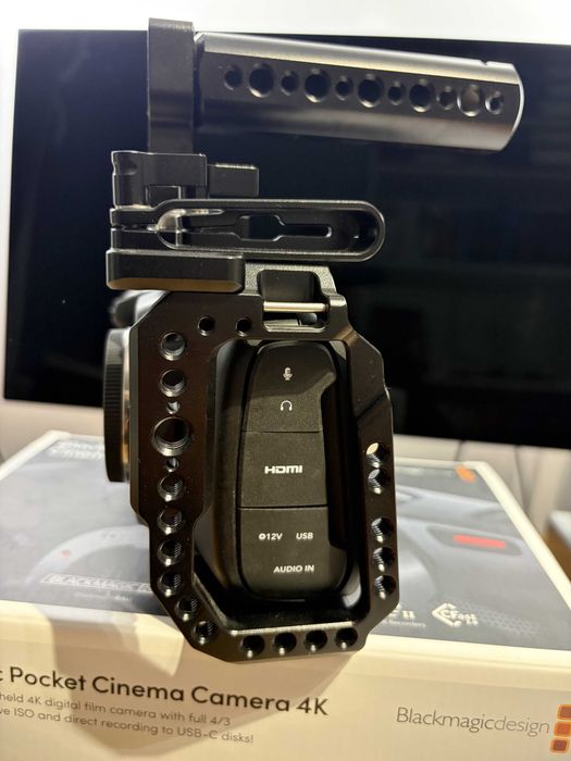 Zestaw Kamera BPCC 4K + klatka i uchwyty Smallrig + pilot Bluetooth - FAKTURA VAT
