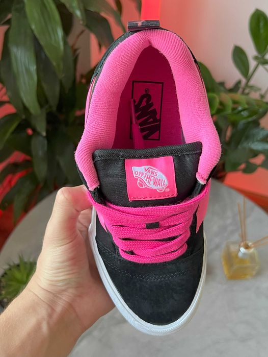 !ТРЕНД! Vans Knu Skool Black Pink 37 38 39 40 41