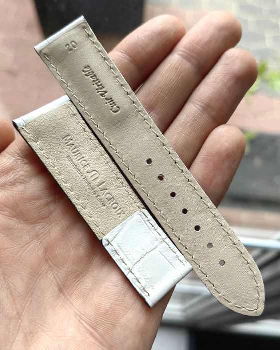 oryginalny pasek do zegarka Maurice Lacroix 20/ 18 mm skórzany