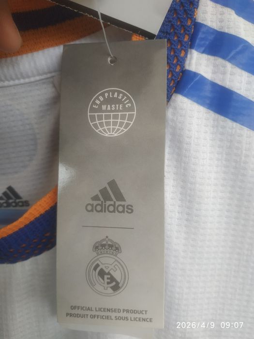 Футболка новая , оригинал Adidas,  Real Madrid  AG2021