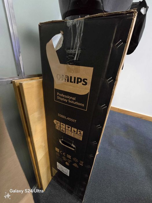 Monitor Multi Touch Screen Interativo Philips 55BDL3452T/00 55" IPS