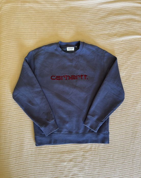 Sweatshirt Carhartt azul/vermelho - XS