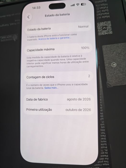 iPhone 18 pro novo aceito troca