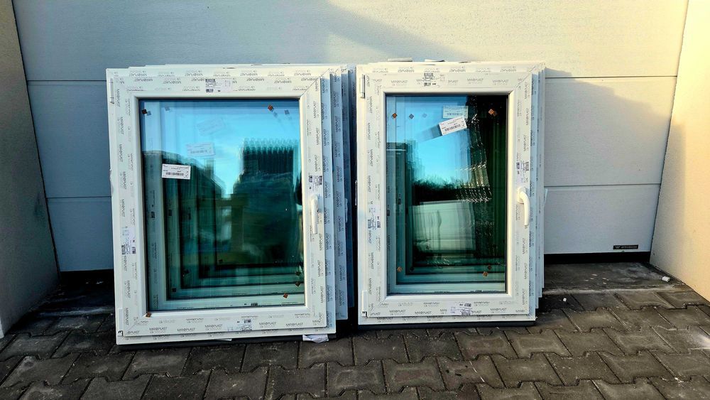 Nowe OKNA PCV 80x100 70x100 i wiele innych OD RĘKI - wysyłka 24H