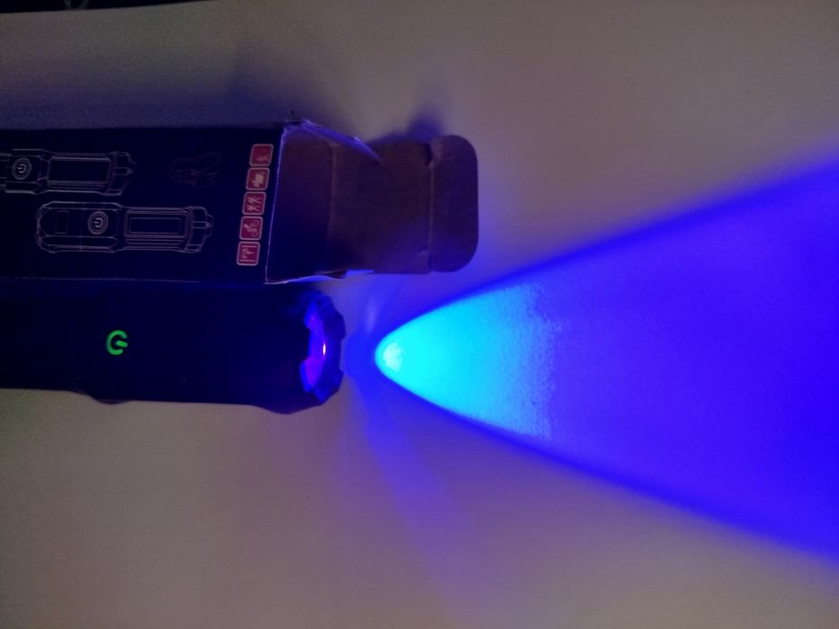 Nowa lamka UV 395 ładowana USB