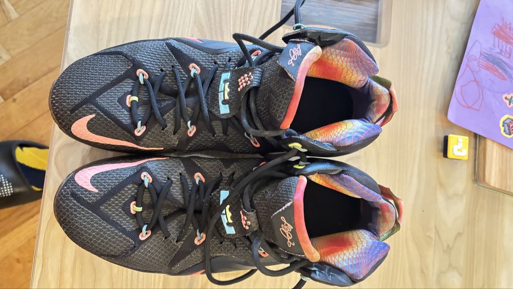 Nike Lebron 12 muliticolor