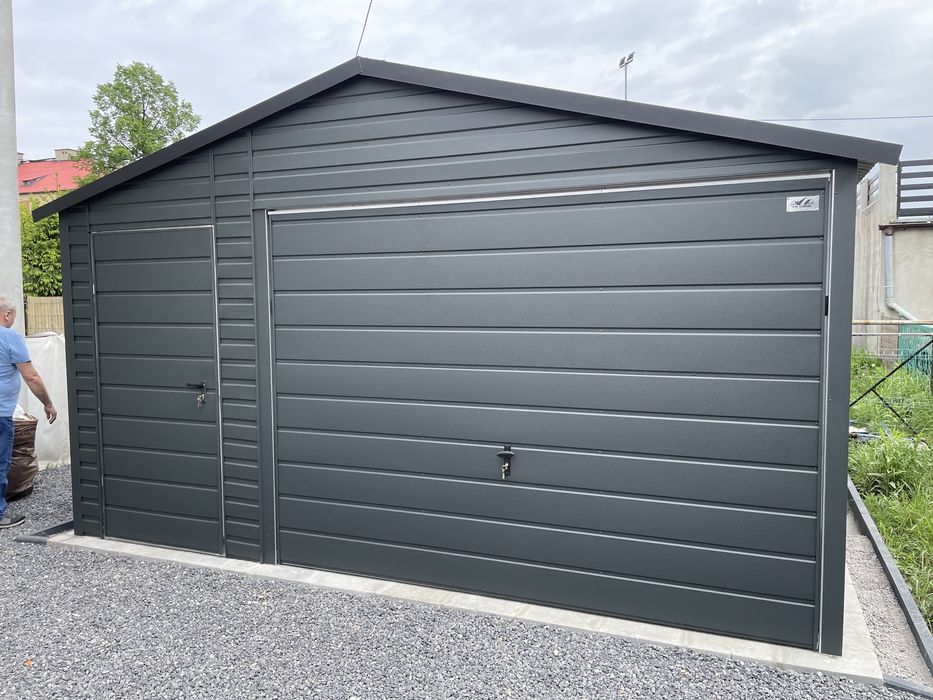 Producent. Garaż blaszany 5x5. PROFIL ZAMKNIĘTY.