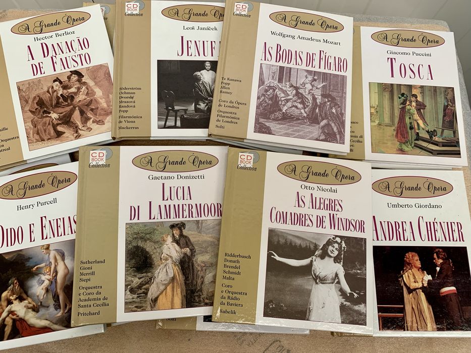 Colecão “A Grande Ópera” 16 CDs e Livros