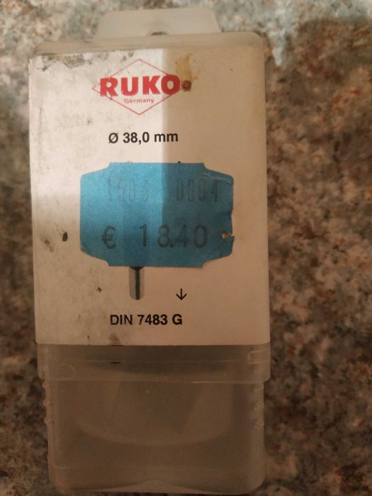 Фреза Форстнера по дереву 38 мм RUKO