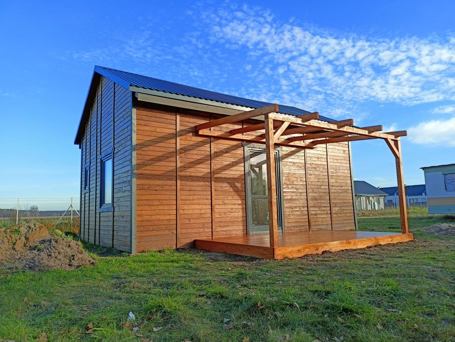 Działka z domkiem drewnianym 35m2 ROD "Pod Lasem" Chrząstowo