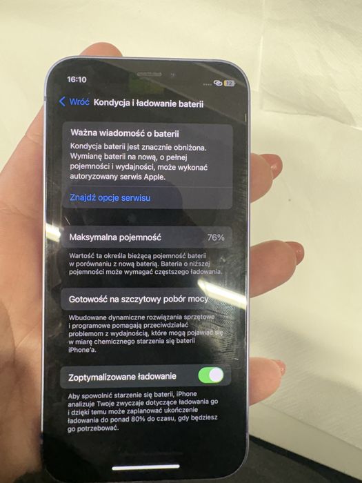 Iphone 12mini lawendowy