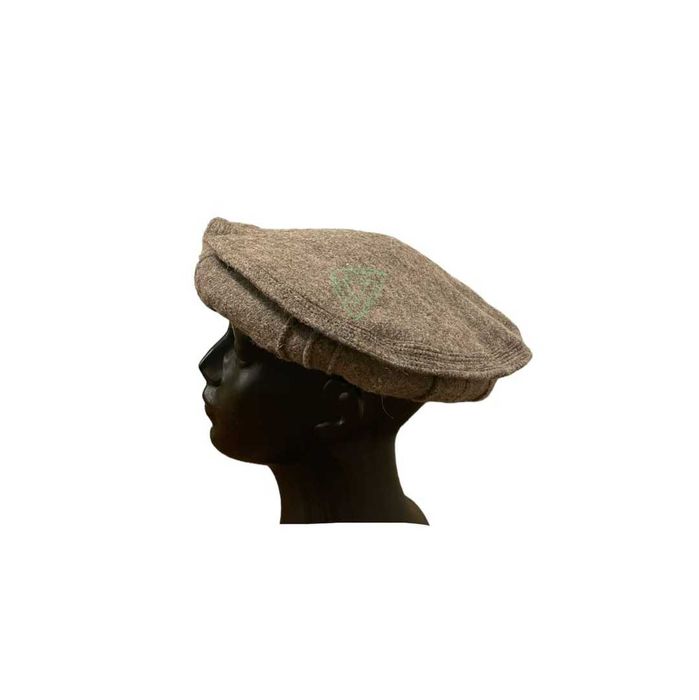 Boné de inverno Winter Cap Chapéu Pakol 100% feito à mão (cinza cáqui)