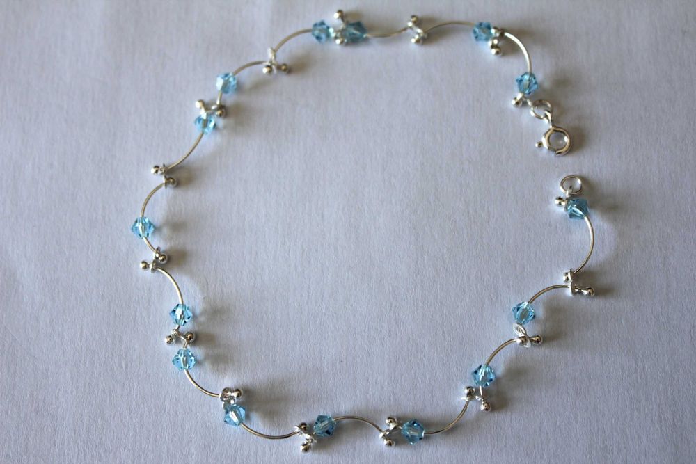 Pulseira de Prata e Pedras Naturais