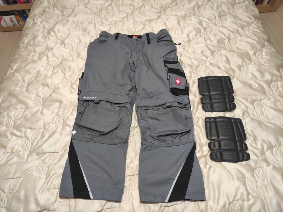 Męskie spodnie robocze Engelbert Strauss Motion r. 54 S + nakolanniki