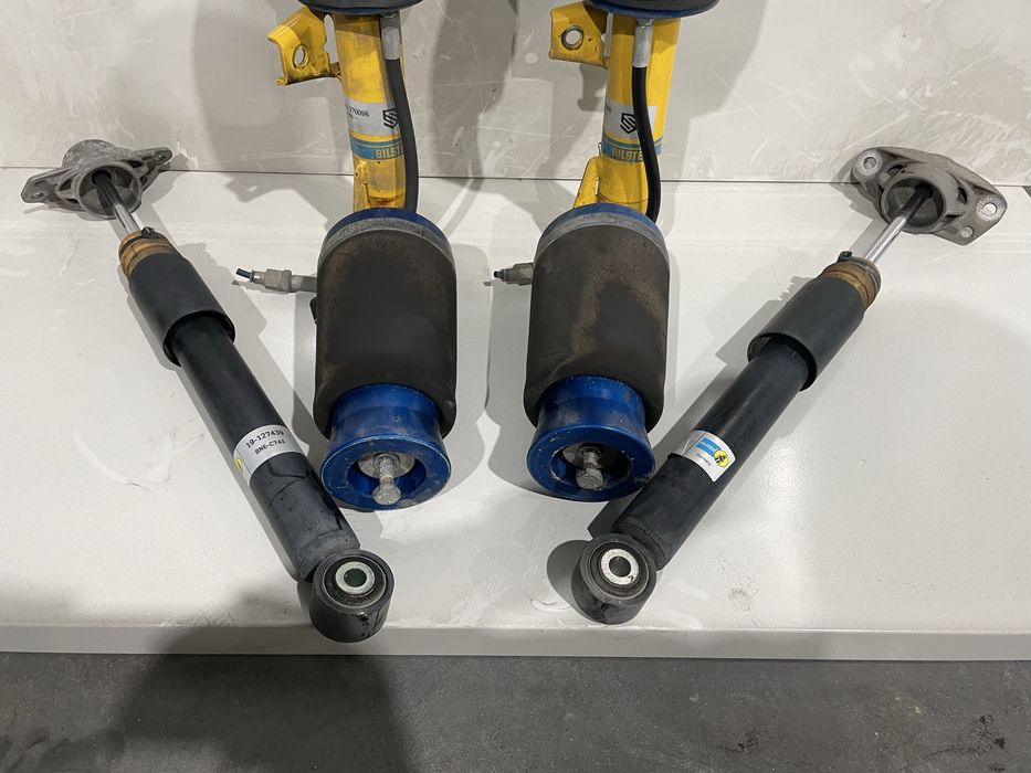 Kit Air Ride Completo Airlift 3P + Bags Bilstein com camber plates