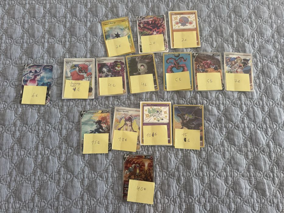 Cartas Pokemon varios sets