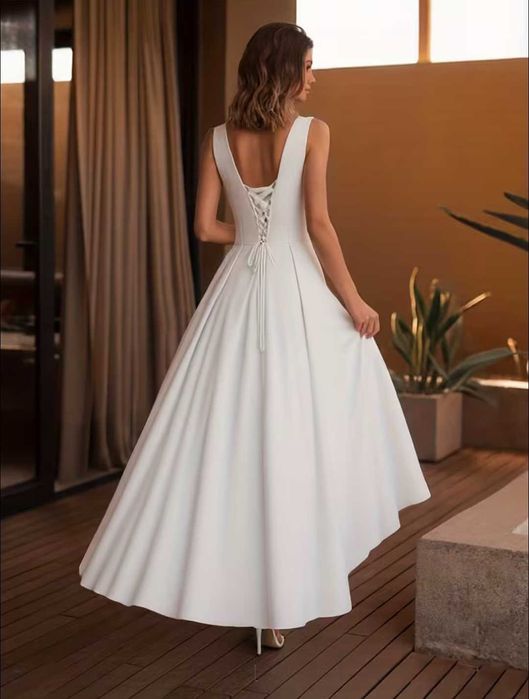Vestido de Noiva Elegante Branco | Novo
