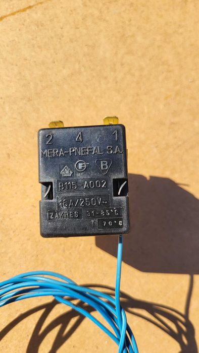 Regulator temperatury B115-A002 Mera-Pnefal pralki POLAR PDS 585