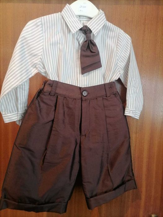 Lote conjuntos de cerimónia bebé menino e menina