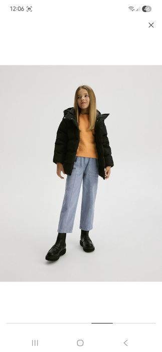 Зимова куртка пуховик Reserved для дівчинки