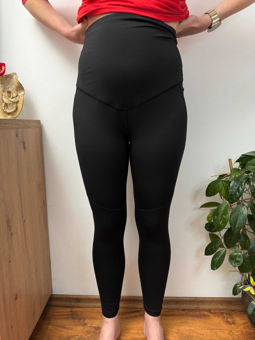Legginsy ciążowe spodnie dla kobiet w ciąży wysoki stan Shein S 36