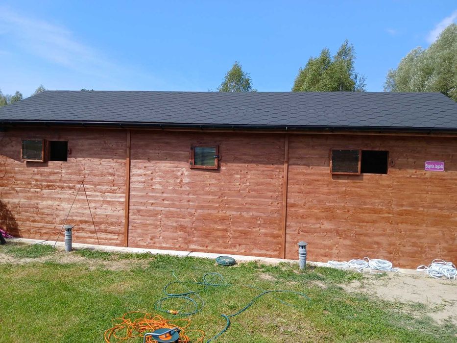 Stajnia drewniana Wolnostojąca na 3-4 Konie Szybka realizacja Montaż