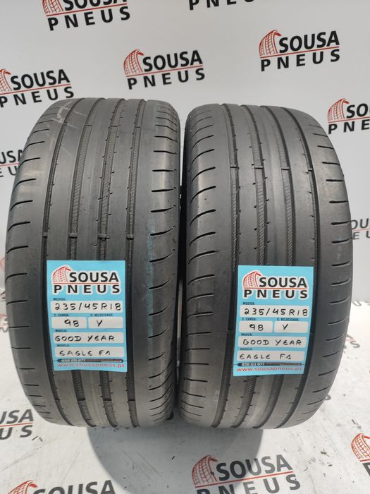 2 pneus semi novos 235-45R18 Good year - Oferta da entrega