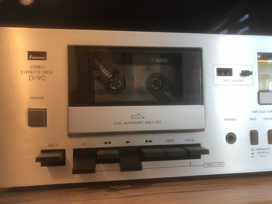 Magnetofon Sansui D-90 super stan