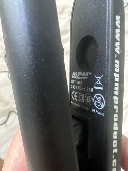 Wąska prostownica MPM BWT B88 mała kwadratowa