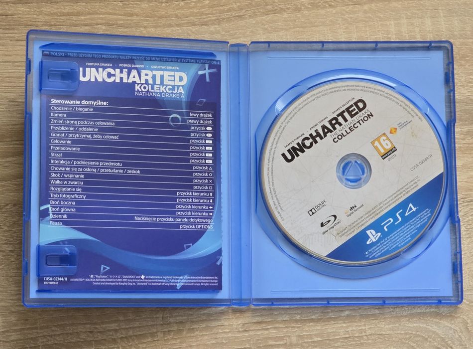 Uncharted Kolekcja PS4