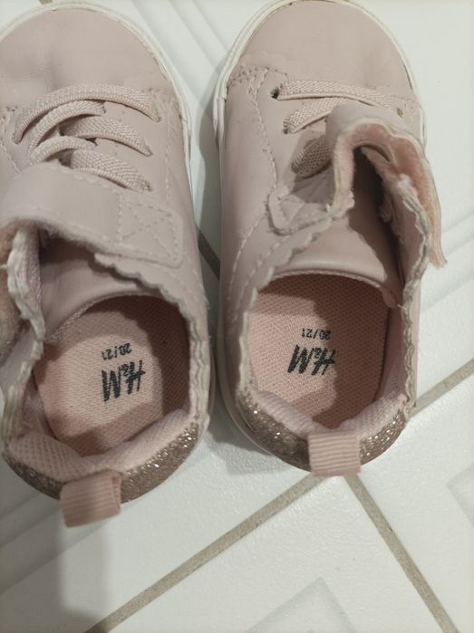 Кеди H&M для дівчинки 20/21  розмір, рожеві