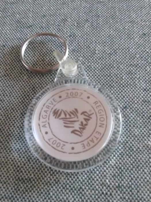 porta-chaves Rali Lisboa-Dakar